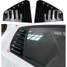 Sportliche Tuning-Gitter für die hinteren Seitenfenster für den VW Golf 6 2009-2014.