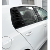 Sportliche Tuning-Gitter für die hinteren Seitenfenster für den VW Golf 6 2009-2014.