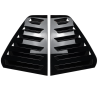 Sportliche Tuning-Gitter für die hinteren Seitenfenster für den VW Golf 6 2009-2014.