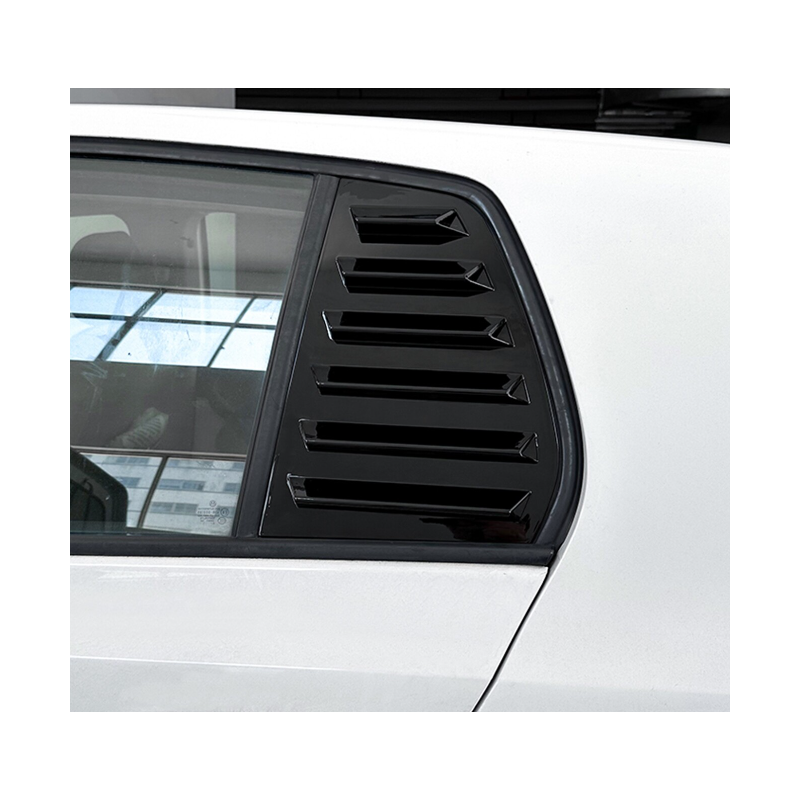 Sportliche Tuning-Gitter für die hinteren Seitenfenster für den VW Golf 6 2009-2014.