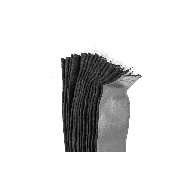 LKW-Vorhang-Set, schwarz mit grau, 4-teilig