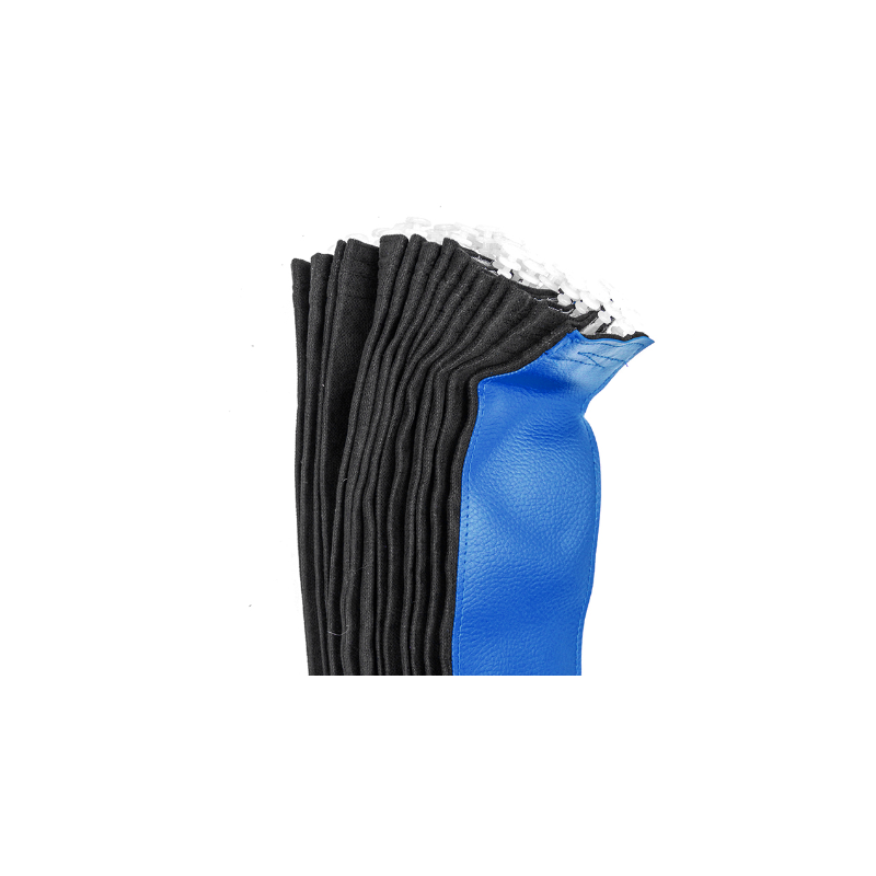 LKW-Vorhang-Set, schwarz mit blau, 4-teilig