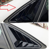 Sportliche Gitter für die hinteren Seitenfenster für Audi A4 2009-2014 Tuning.