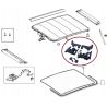 Reparaturset für Schiebedach Mercedes W168 W169 W245 Heckklappe A1697800244