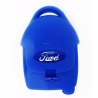 Schlüsselanhängerhülle für Ford Transit, blau, 3 Tasten.