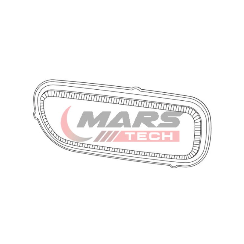 Glas, rechte Seite für Halogen Mercedes Axor 2004