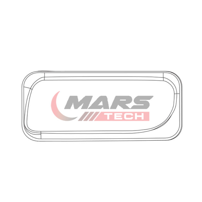 Glas, rechte Seite für Halogen Mercedes Actros MP II, MP III 2004