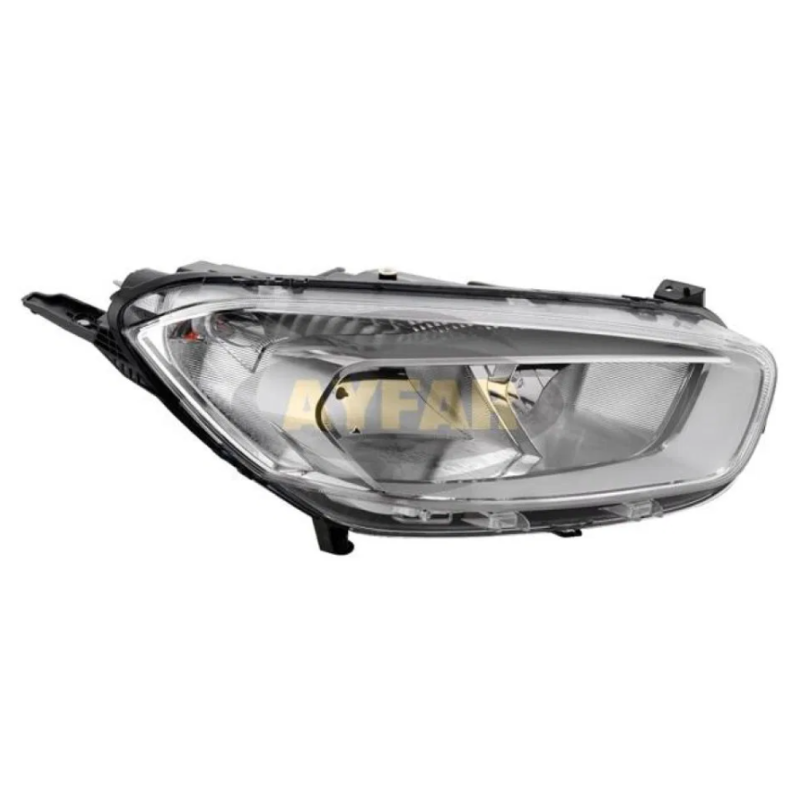 Scheinwerfer links mit Motor und Chrom für Ford Transit Courier 2018+