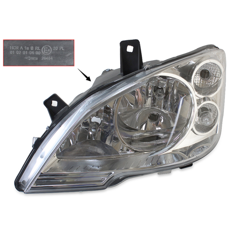 Scheinwerfer links mit Motor für Mercedes Vito, Viano 2010-2015.