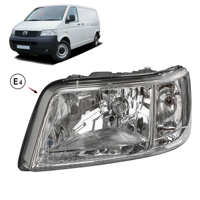 Scheinwerfer links mit Motor für VW Transporter T5 2003-2009.
