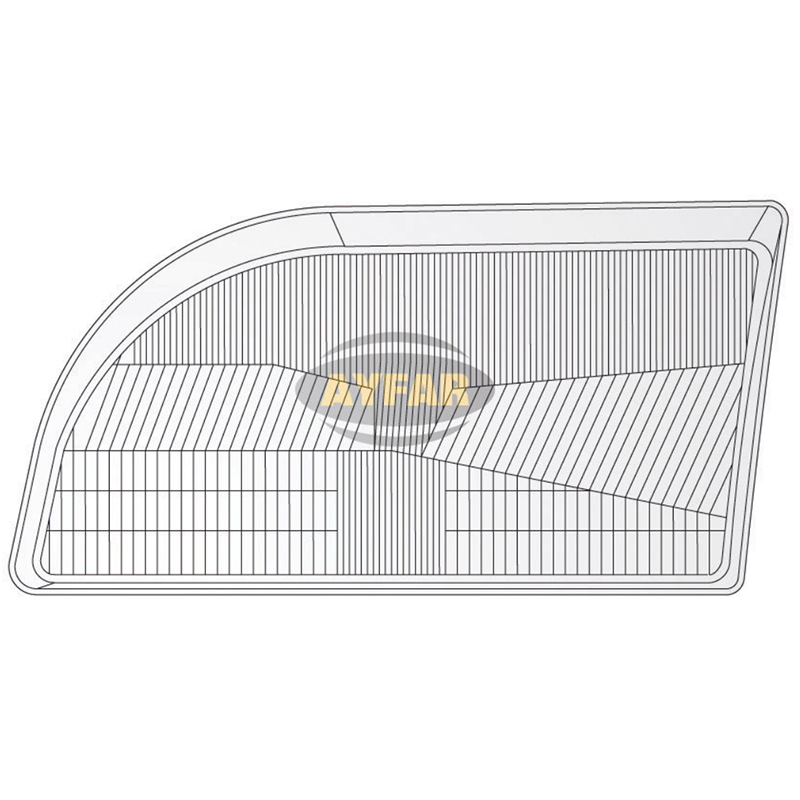 Scheinwerferglas, rechte Seite für Ford Transit T15