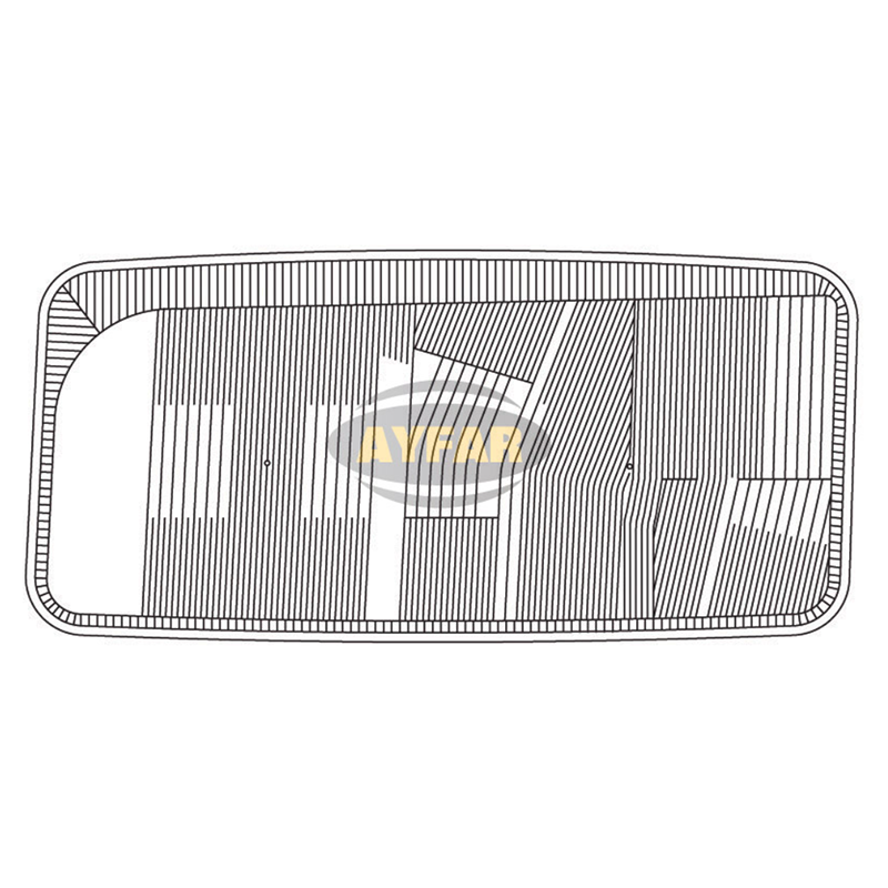 Scheinwerferglas, rechte Seite, Renault Premium 1996-2007.