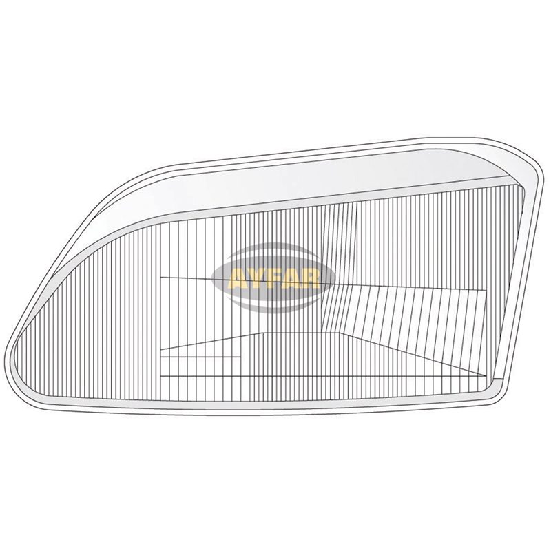 Scheinwerferglas, rechte Seite, für Renault Megane, Scenic 1996-2000.