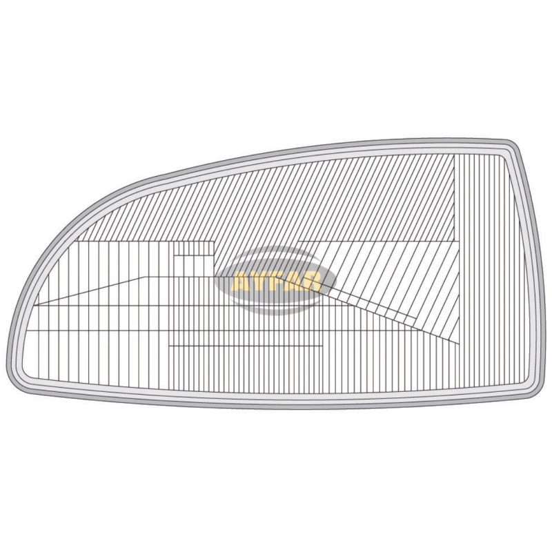 Scheinwerferglas, linke Seite für Renault Clio 1996-2007.
