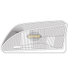 Scheinwerferglas, rechte Seite für Peugeot Partner 1996-2002.