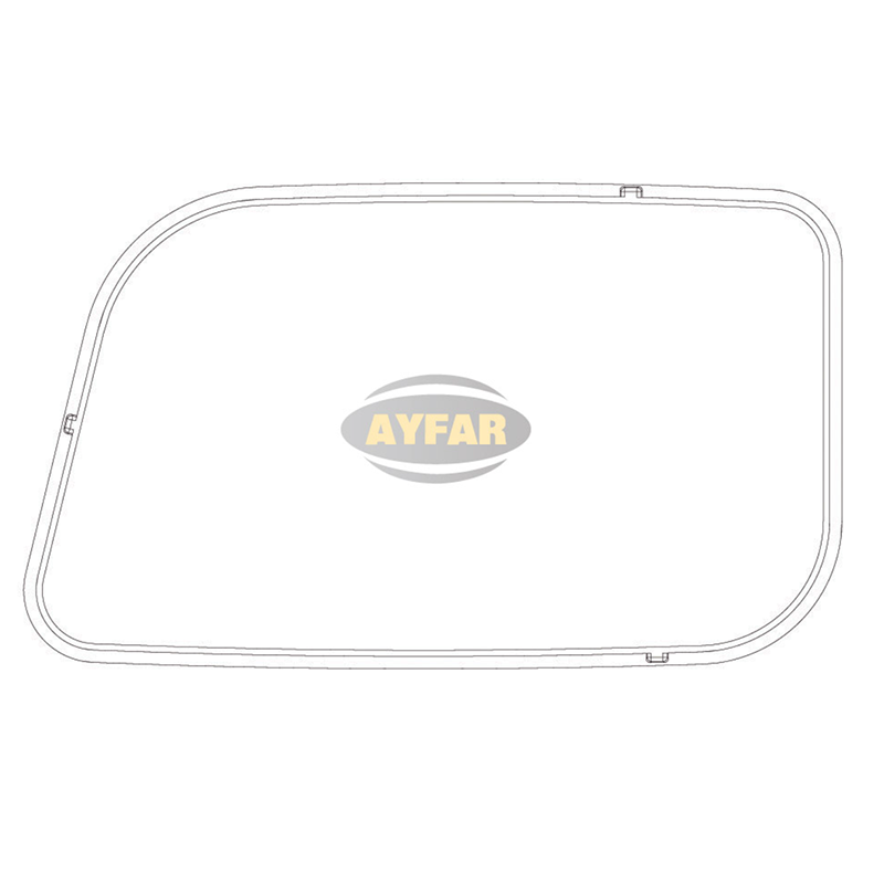 Scheinwerferglas, rechte Seite für Mercedes Actros MP II 2004-2008