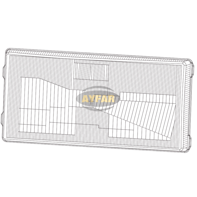 Scheinwerferglas, linke Seite für Iveco Eurocargo 1991-2002