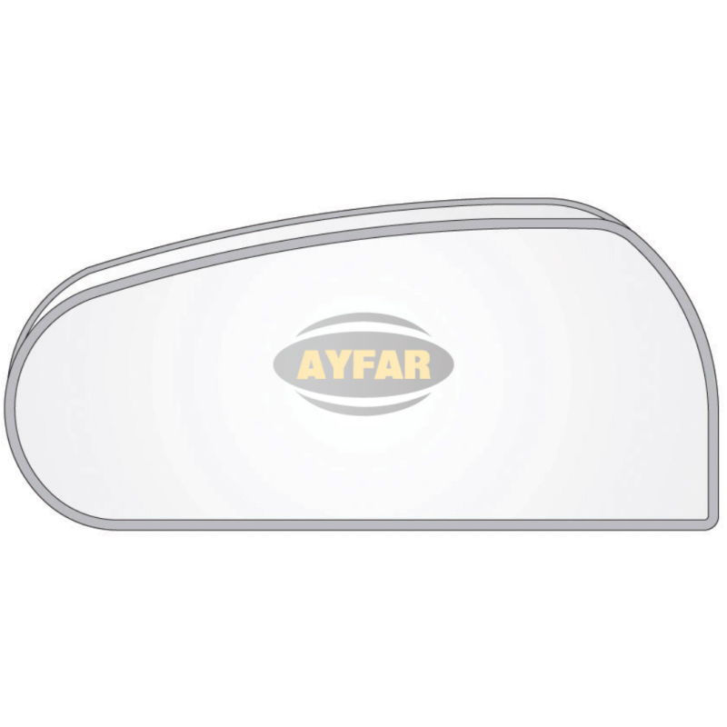 Glas für Scheinwerfer, links, glatt VW Golf 3 1992-1998