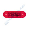 Abmessungen, rote 3 LED 12V-24V 412LUK