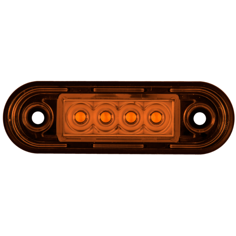 Größe, gelb 4 LED 12-24V 83mm
