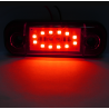 Abmessungen, rot 12 LED 12-24V 84mm