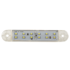 Dimensionen, weiß, 12 LED, 12-24V, 130mm
