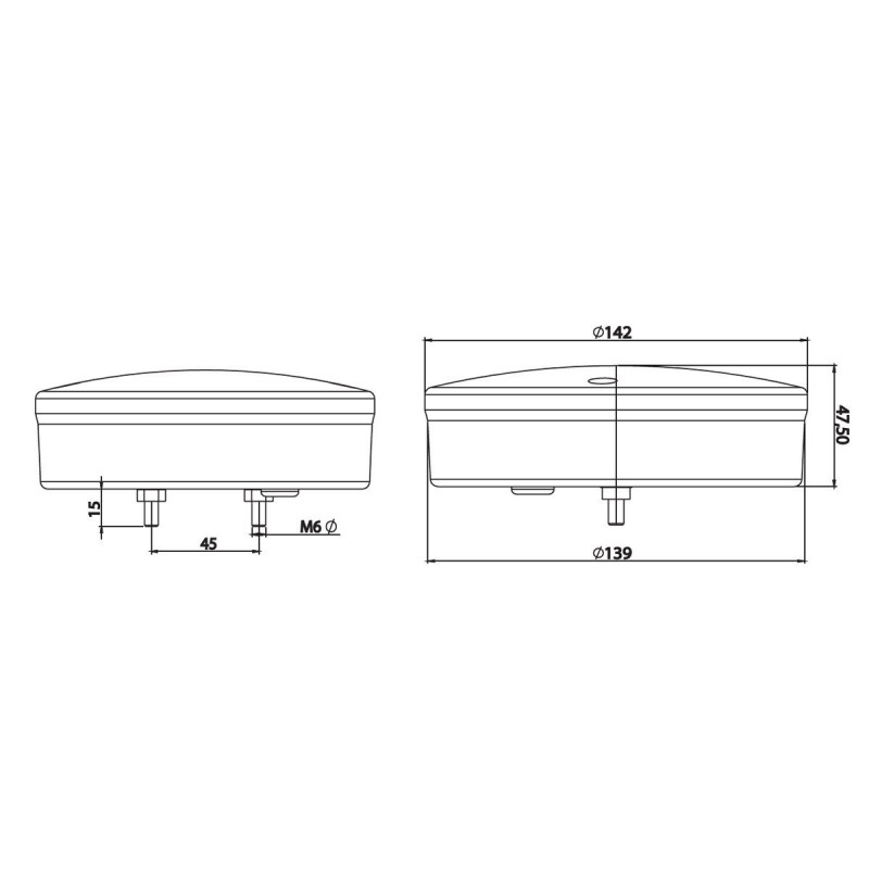 Stop LED 24V Unistar-IIStop LED 24V Unistar-II