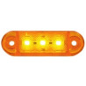 FR0171 3 LED Gelb 12-24V 63mm Abmessungen