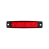 Seitenmarkierungsleuchte Rot 6 LED FR0172K 12-24V 92mm