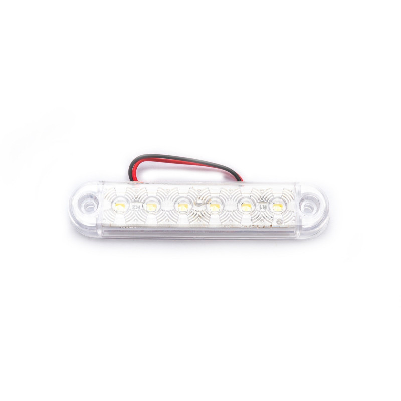 Maße mit Reflektoren, weiß 6 LED FR0173B 12-24V 100mm