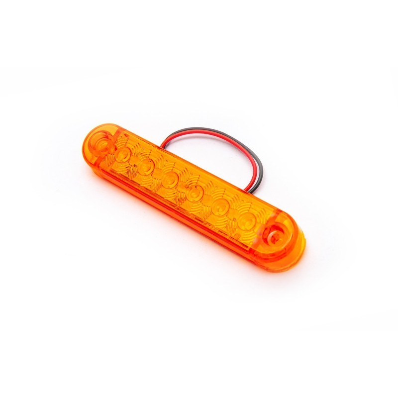 Maße mit Reflektoren, gelb 6 LED FR0173S 12-24V 100 mm