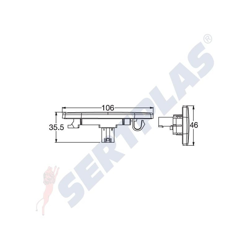 Dimensionale Diode Mercedes Sprinter 0241LUS