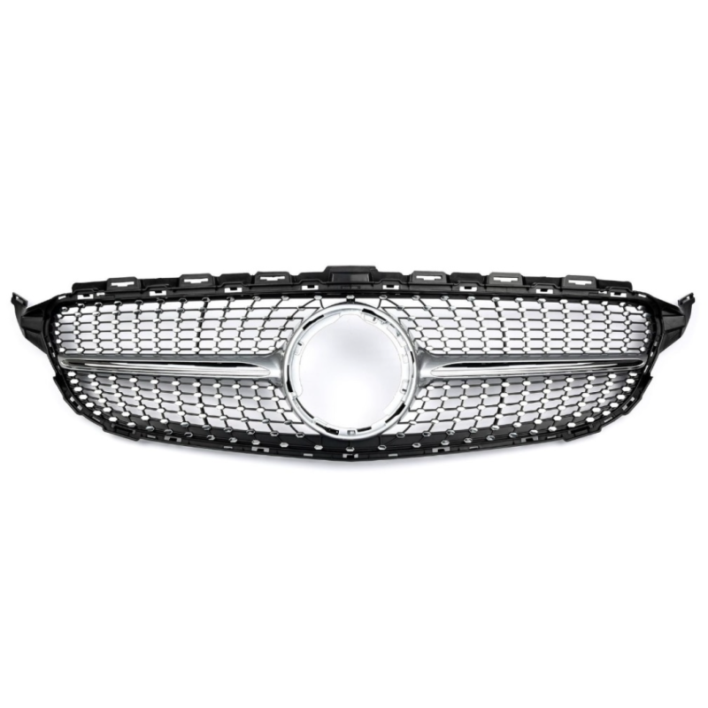 Vordere Tuning-Kühlergrill für Mercedes C W205 2015-2021