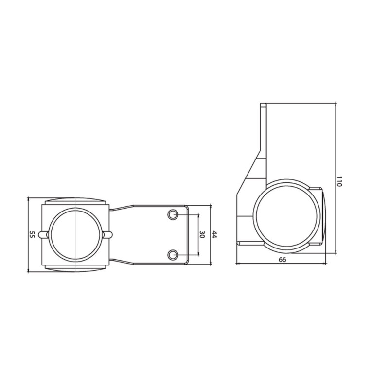 Horn kompakt weiß 24V M720208