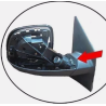 Spiegelhalterung für VW Touareg, Amarok, Transporter T5 T6 7E1 857 000