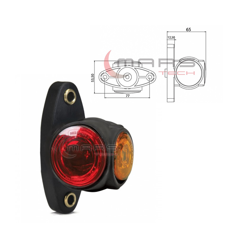 Abmessungen, Universalhorn 24V M 710207