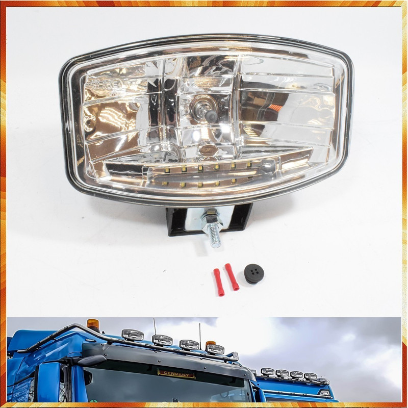 Halogen Rechteckig, H4 LED M 710621