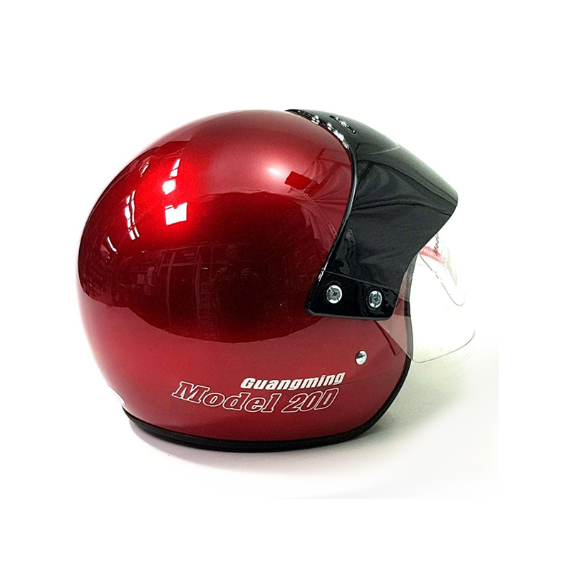 Roter Motorrollerhelm 670452