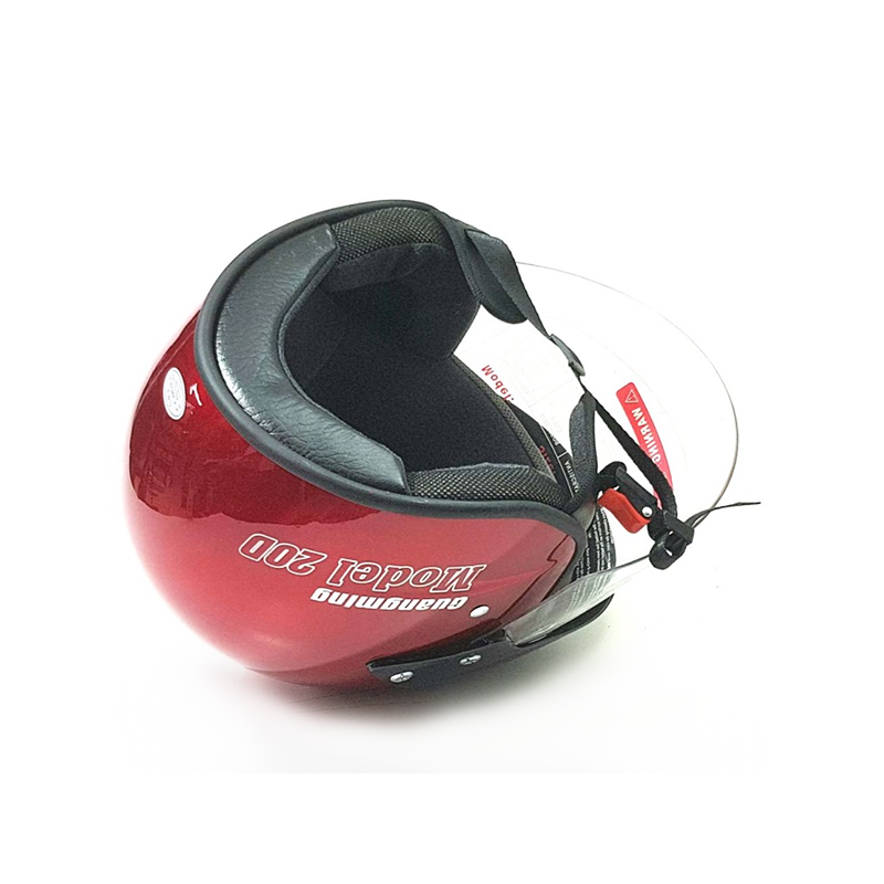 Roter Motorrollerhelm 670452