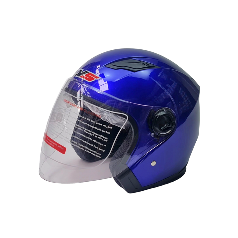 Motorradhelm für Roller, Motorrad, Blau VD3459.