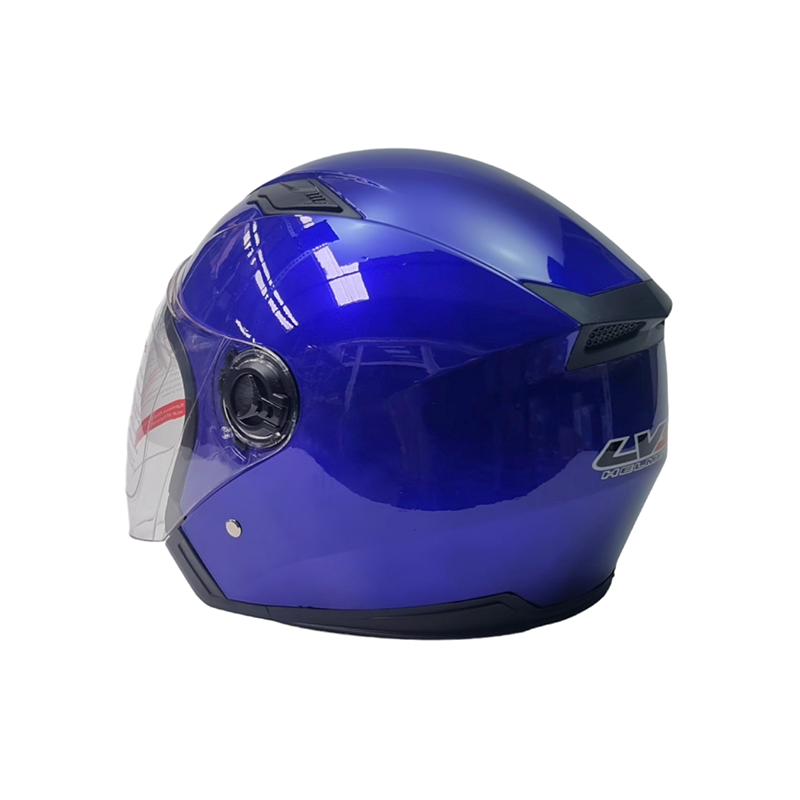 Motorradhelm für Roller, Motorrad, Blau VD3459.