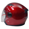 Motorradhelm für Roller, Motorrad Rot