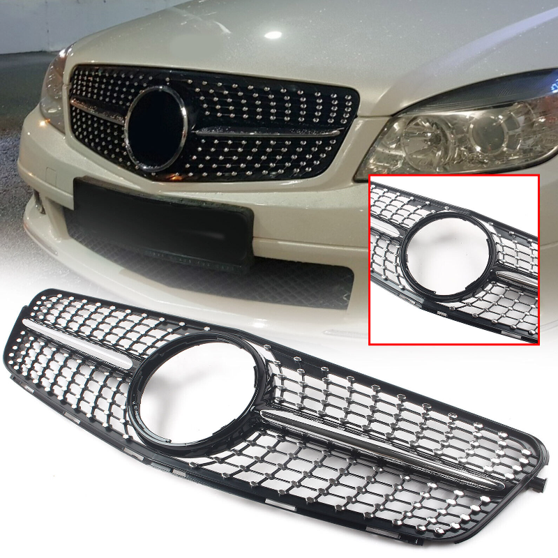 Vordere Tuning-Gitter für Mercedes C W204 Diamond.