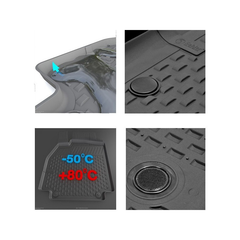 Gummimatten Sahler 4D für BMW F20 F21 2011-18