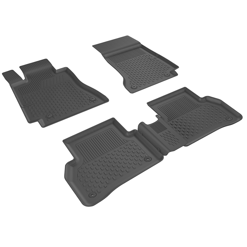 Gummifußmatten für Sahler Mercedes W205 2014-21