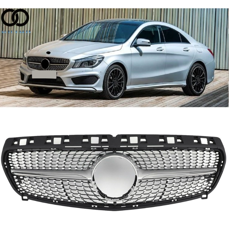 Vorderer Tuning-Kühlergrill für Mercedes CLA 2013-2019 Diamond