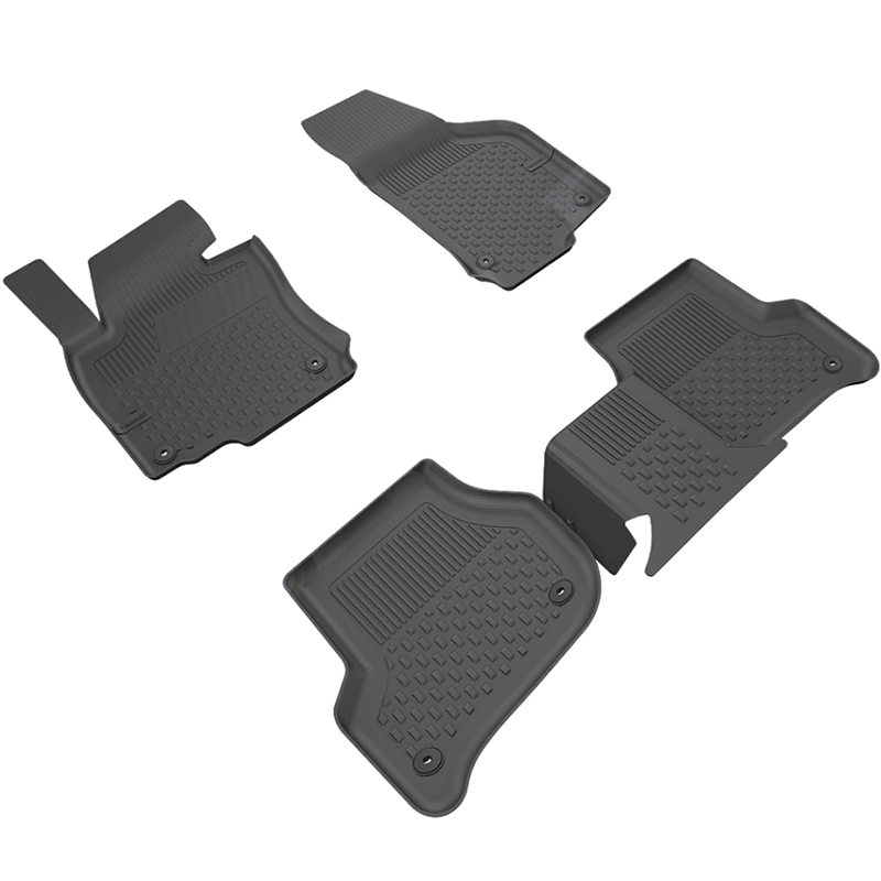 Gummifußmatten für den Seat Leon 2 2006-2012 von Sahler.
