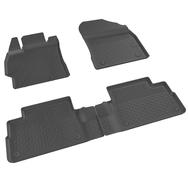 Gummifußmatten für Toyota Yaris 2007-2012 von Sahler