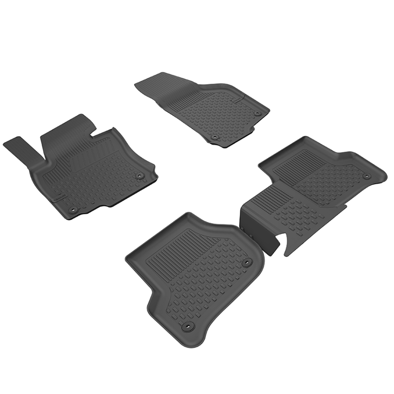 Gummifußmatten von Sahler für VW Golf 6 2008-2012.