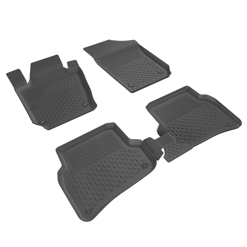 Gummifußmatten von Sahler für VW Polo 2002-2009